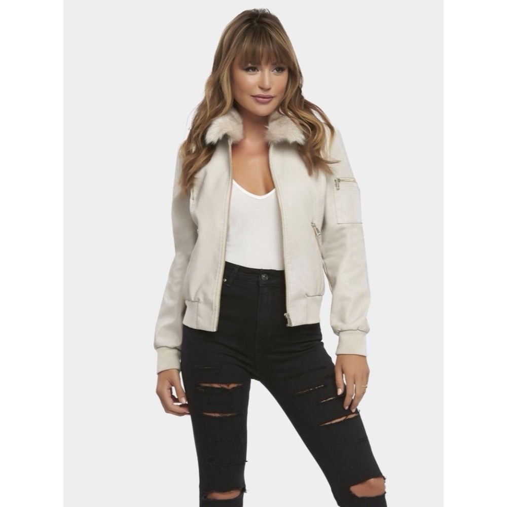Tart Svetlana Faux-Fur Collar Jacket